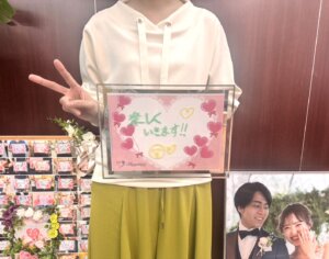 ちょうど１年でご成婚された女性会員さま✨ 今までに見たことのないほどの最高の笑顔...