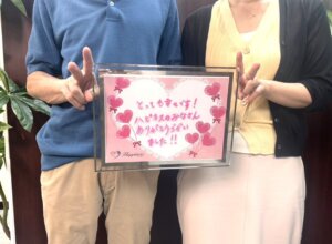 「運命の人が来た!」 40代女性と50代男性のお二人💕 彼の一目惚れから始まった...